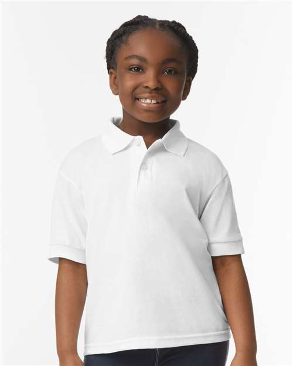 Gildan DryBlend Youth Jersey Polo Shirt for School Wear Blank Tee